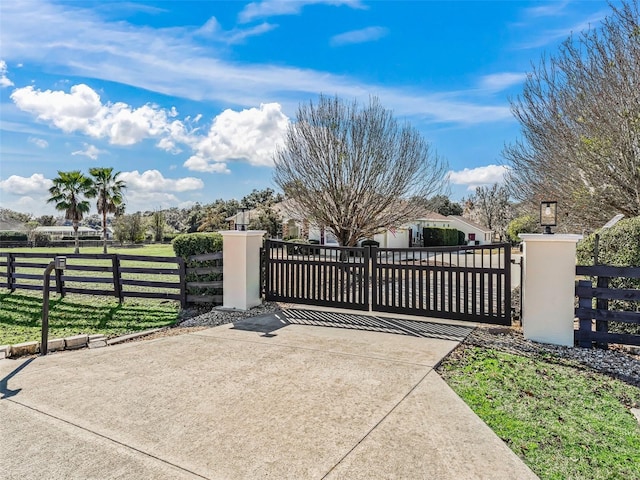 view of gate