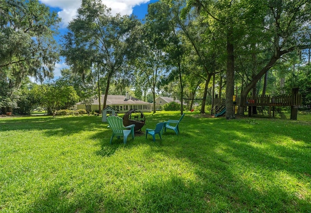 view of yard