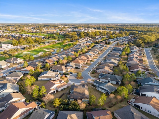 bird's eye view featuring a residential view