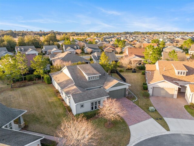 birds eye view of property featuring a residential view