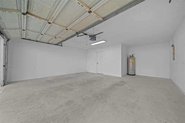 7556 SW 112th Ln, Ocala, FL 34476 - garage featuring electric water heater and a garage door opener
