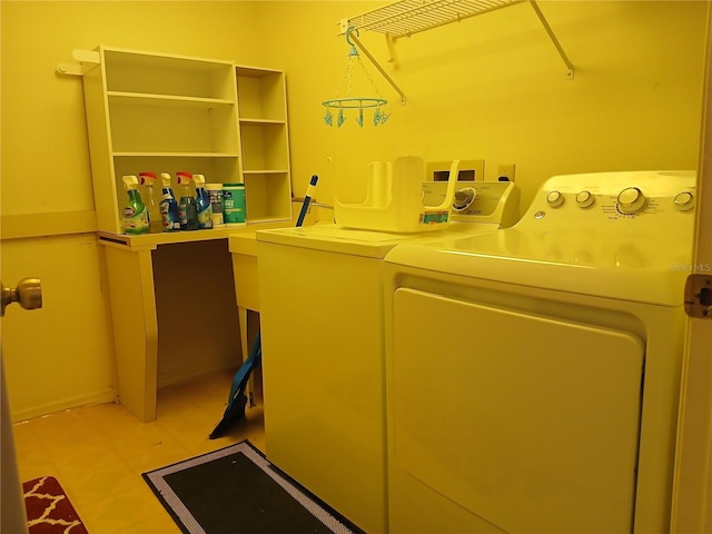 laundry area featuring laundry area and independent washer and dryer