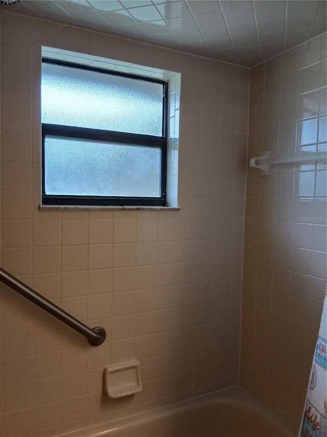 bathroom featuring shower / bathing tub combination