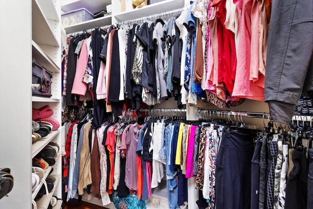 view of spacious closet