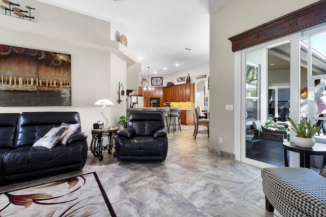 view of living room