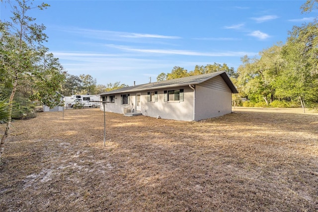 view of rear view of property