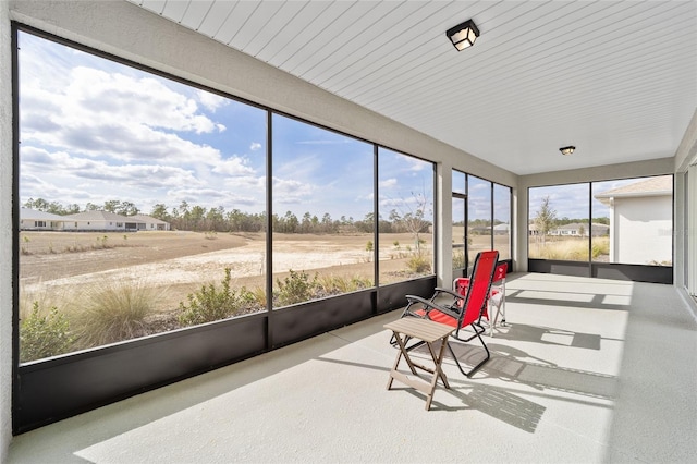 sunroom / solarium with a wealth of natural light