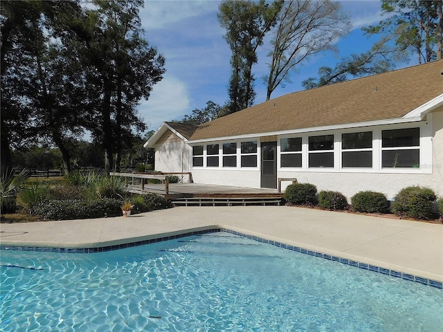 view of pool