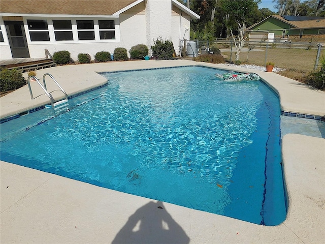 view of pool