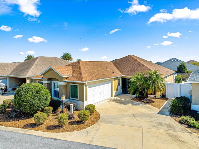 ranch-style house with a garage