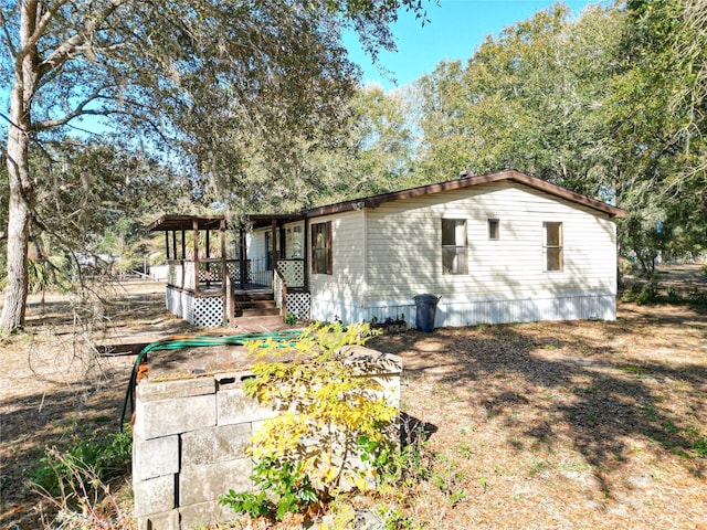 view of front of home