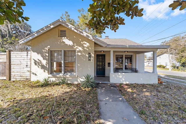 bungalow-style house featuring a porch