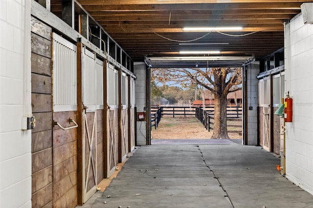 view of stable