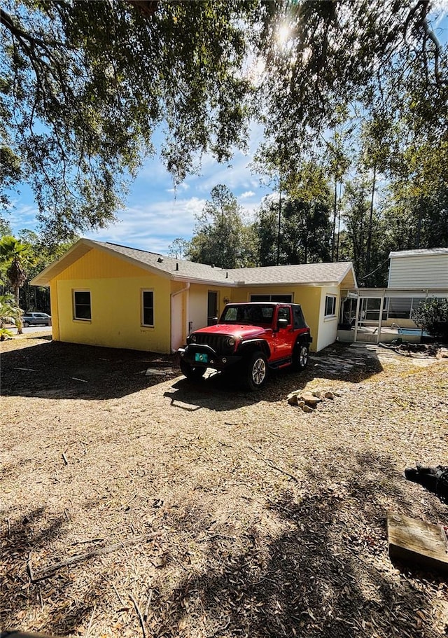 view of side of home