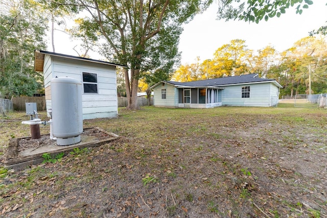 view of back of property