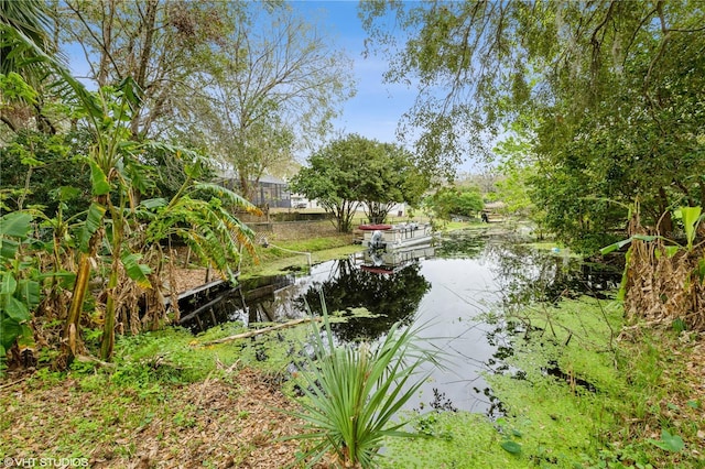 view of water feature