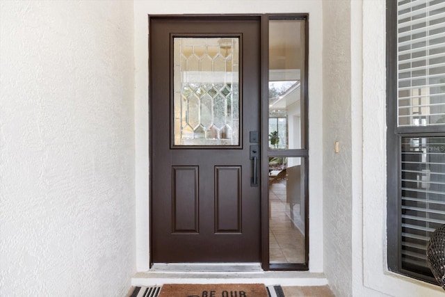 view of entrance to property