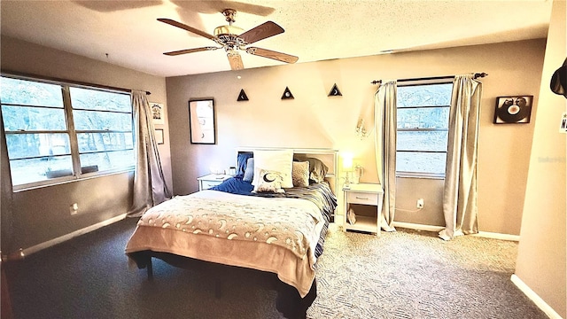5625 SW 181st Ct, Dunnellon, FL 34432 - bedroom featuring carpet floors and a ceiling fan