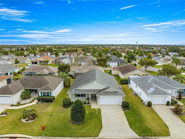 bird's eye view featuring a residential view