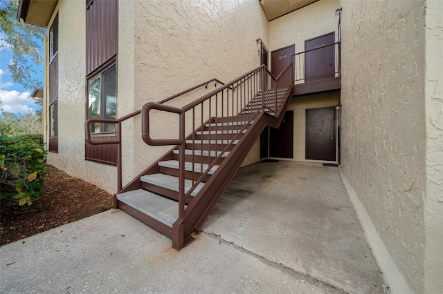 view of stairs