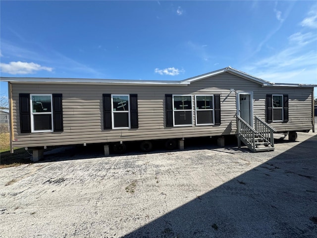 view of manufactured / mobile home