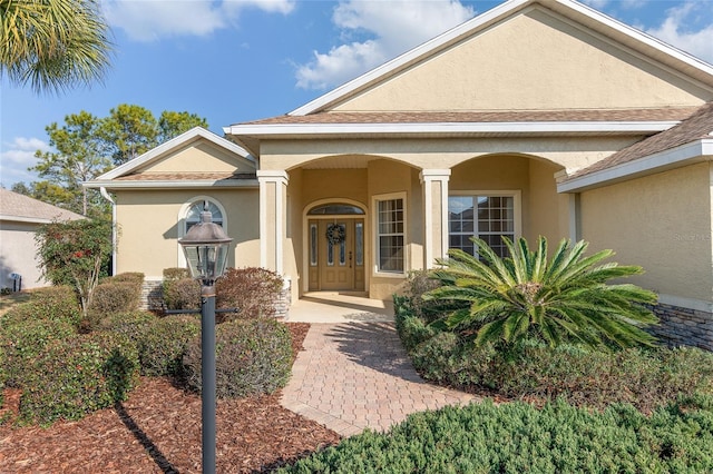 view of front of home