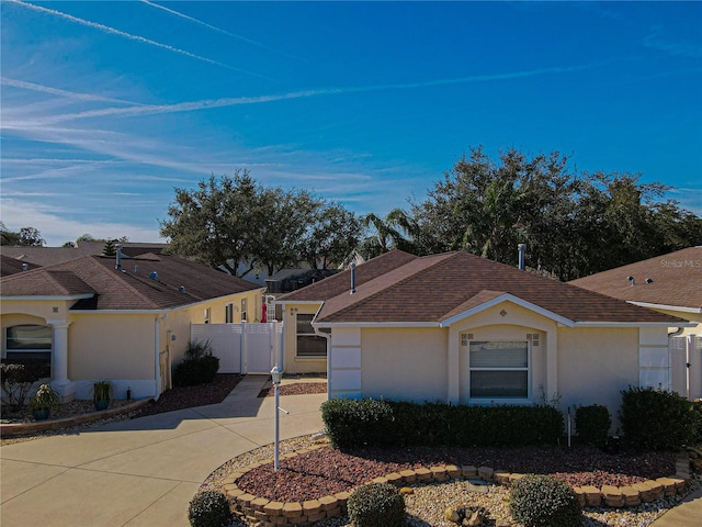 view of side of property