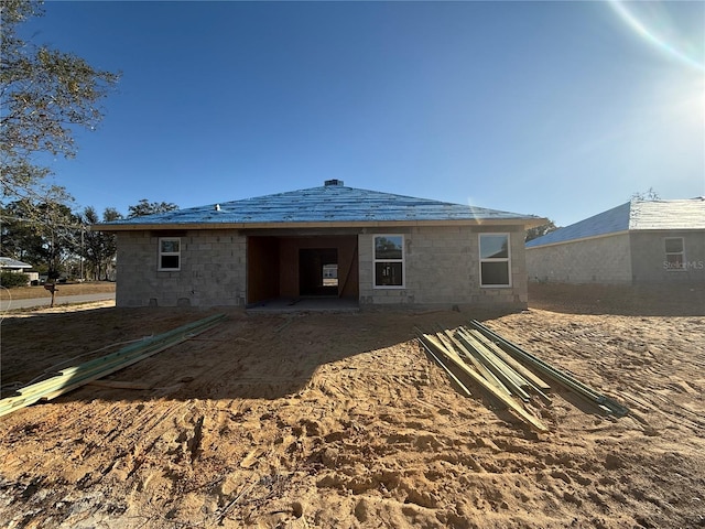 view of rear view of house