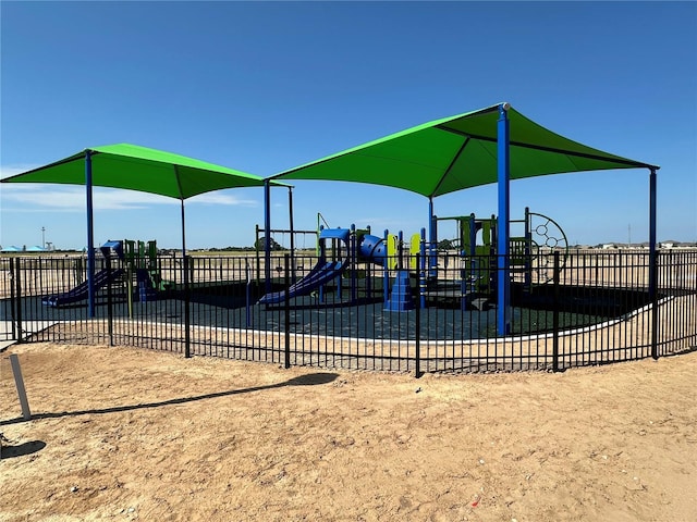 view of jungle gym