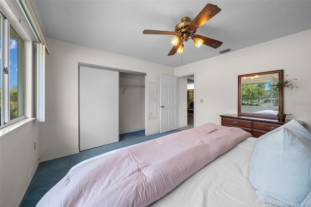 8450 SW 115th Street Rd, Ocala, FL 34481 - bedroom with a closet, carpet flooring, visible vents, and multiple windows