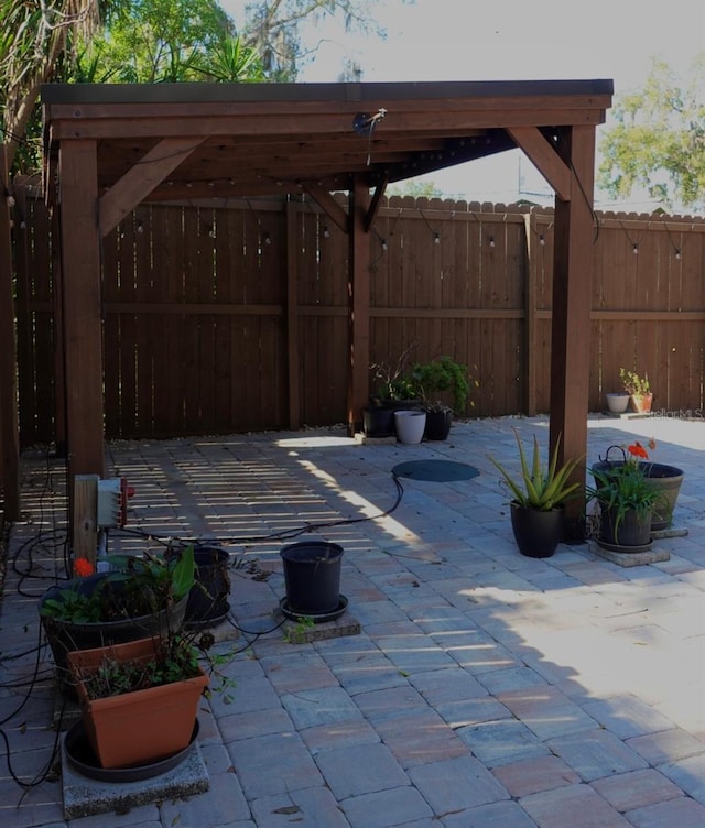 view of patio