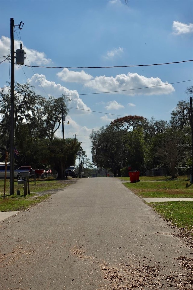 view of road