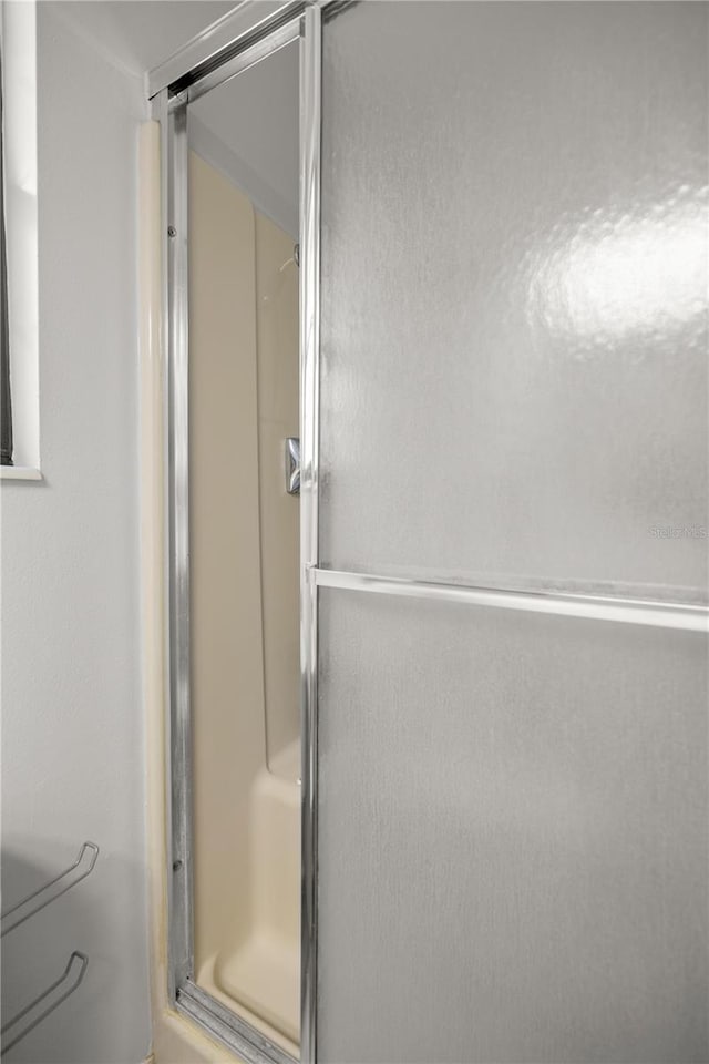 bathroom with walk in shower