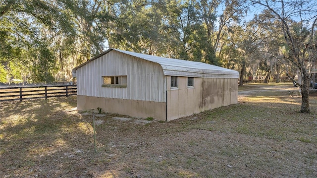 view of outbuilding