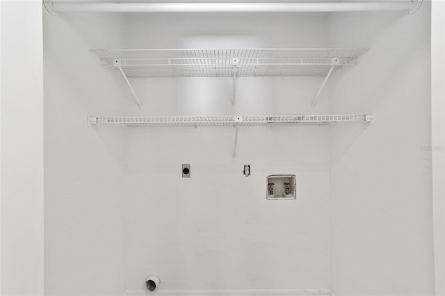 washroom featuring washer hookup and hookup for an electric dryer