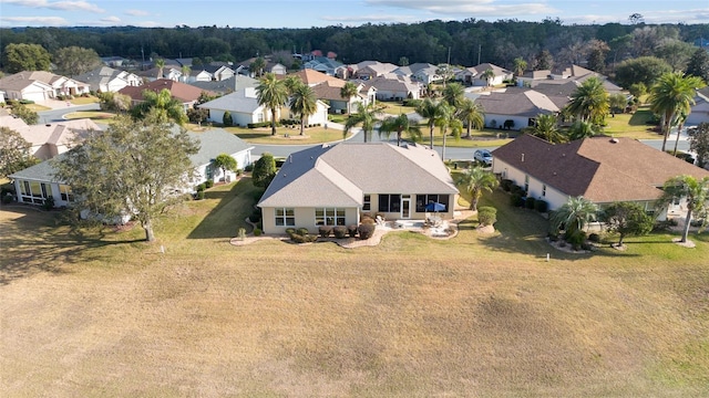 bird's eye view featuring a residential view