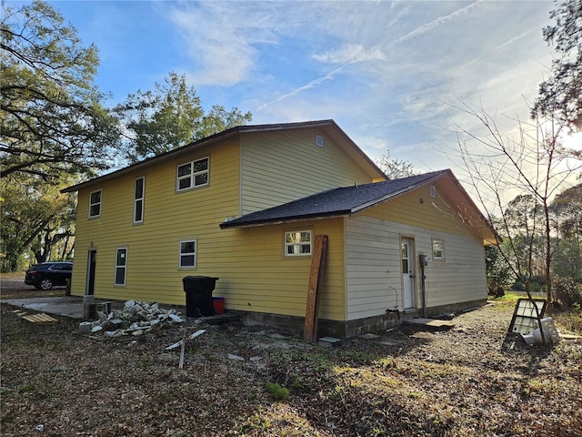 view of side of property