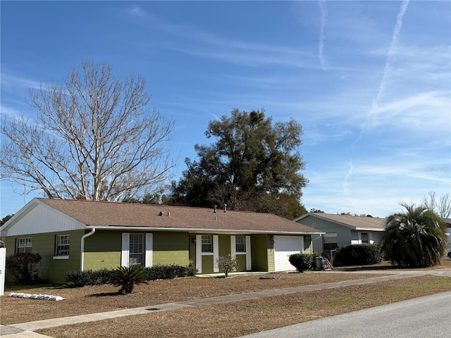 ranch-style house with a garage