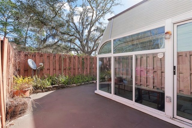 view of patio