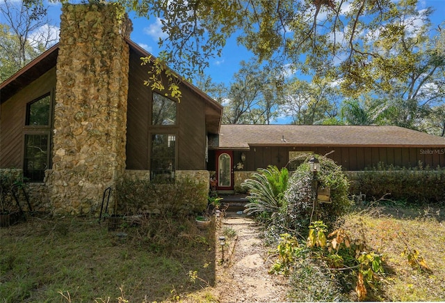 view of front of home