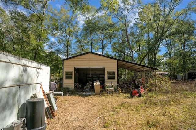 view of outbuilding