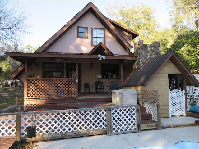 view of front of home