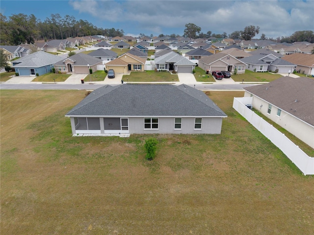 birds eye view of property featuring a residential view