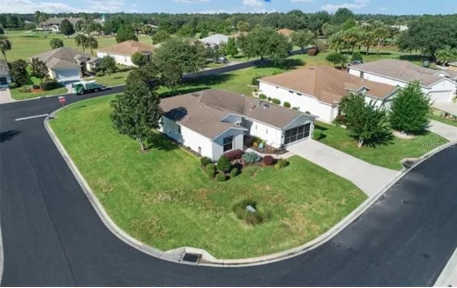 birds eye view of property featuring a residential view