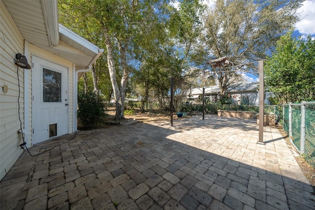 view of patio / terrace featuring a fenced backyard