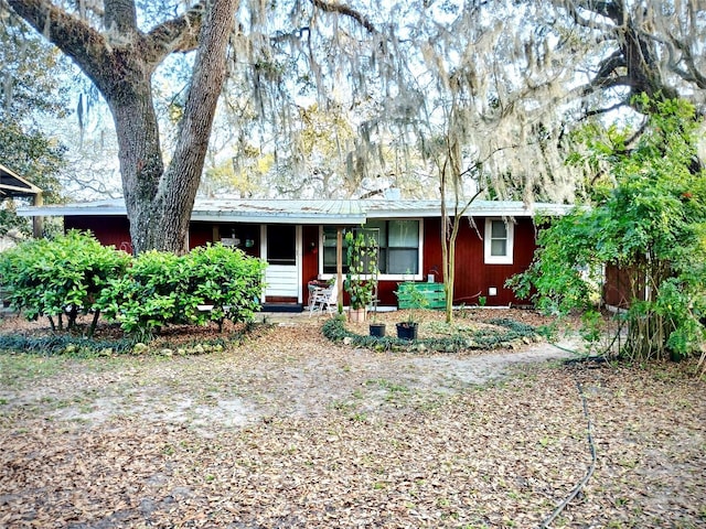 view of ranch-style home