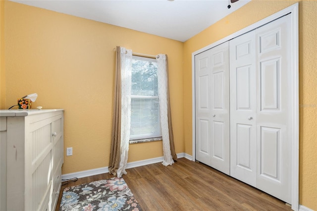 interior space featuring light wood-type flooring