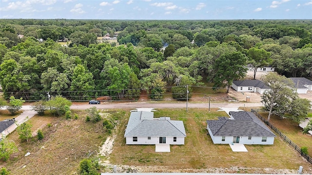 13743 SW 113th Ln, Dunnellon, FL 34432 - bird's eye view featuring a forest view