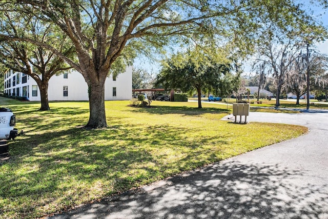 surrounding community with a lawn