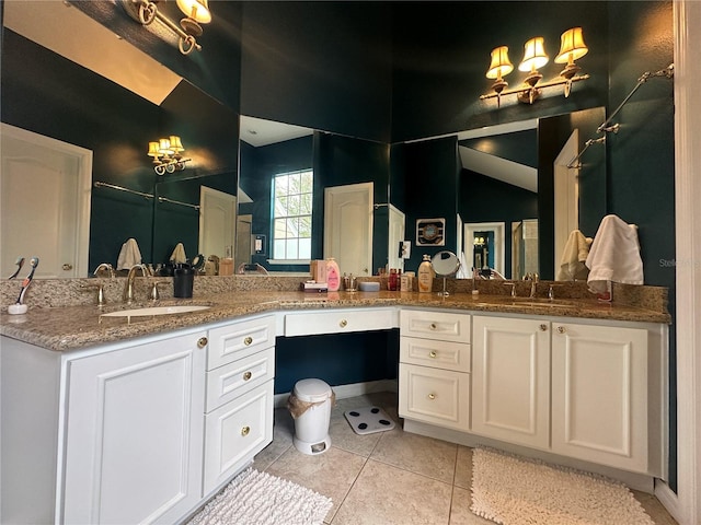 130 Harbour Cove Way, Clermont, FL 34711 - bathroom with tile patterned flooring and double vanity